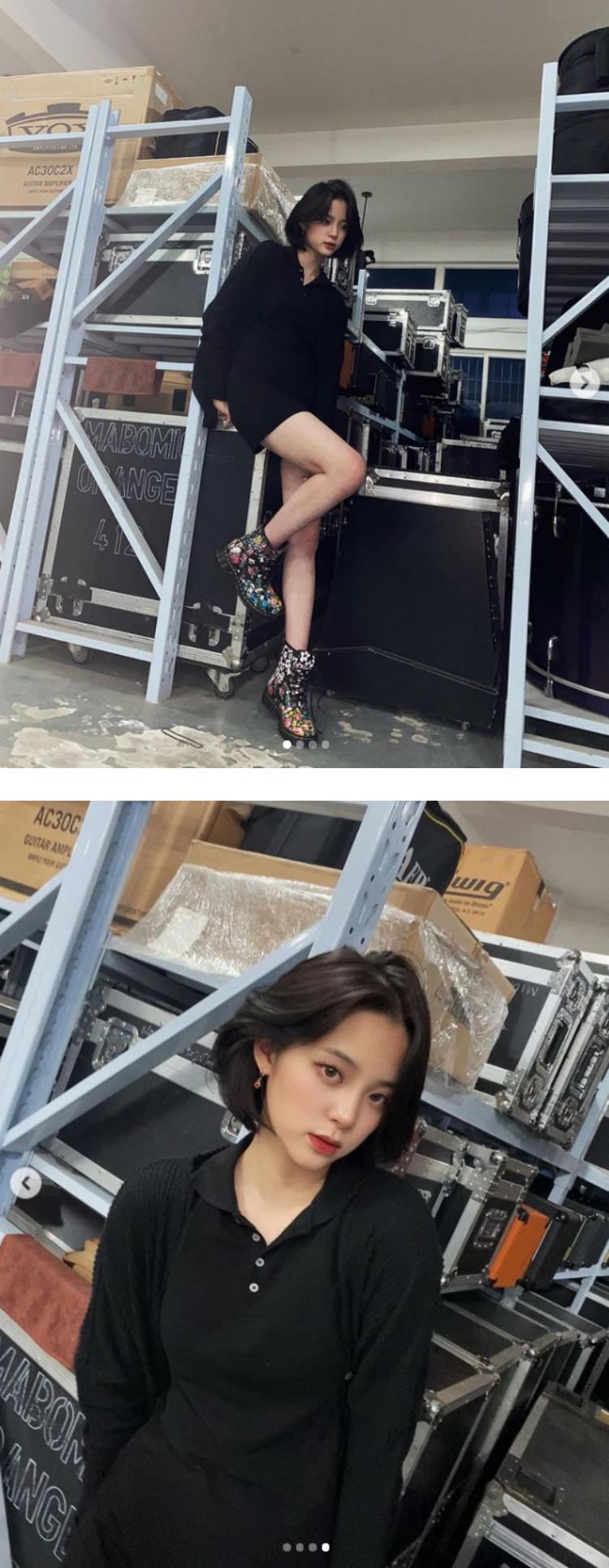 欧阳娜娜大玩“下身失踪”穿法！ 一抬脚泄神秘黑影 险走光 娱乐资讯 图2张