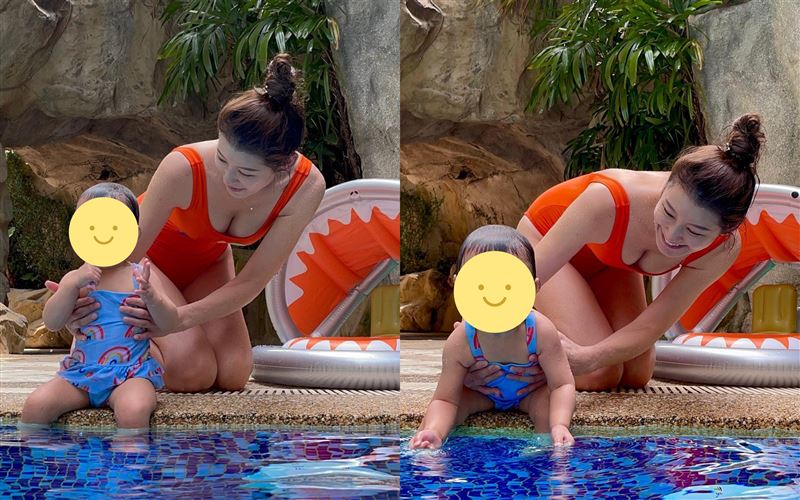 赵孟姿丰满上围不藏了！一弯腰大U领泳衣倒出“超狂巨胸” 时尚资讯 图1张