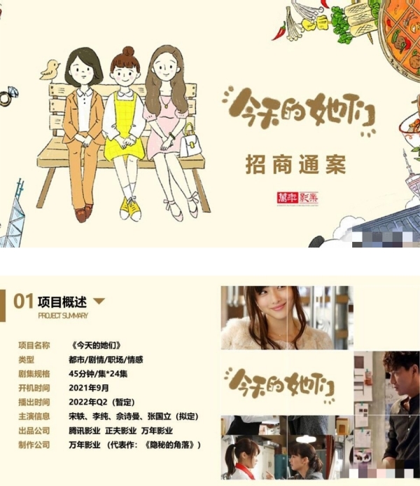 网传《今天的她们》即将开机！主演阵容有佘诗曼、宋轶…这名《如懿传》女星惊喜出演 娱乐资讯 图1张