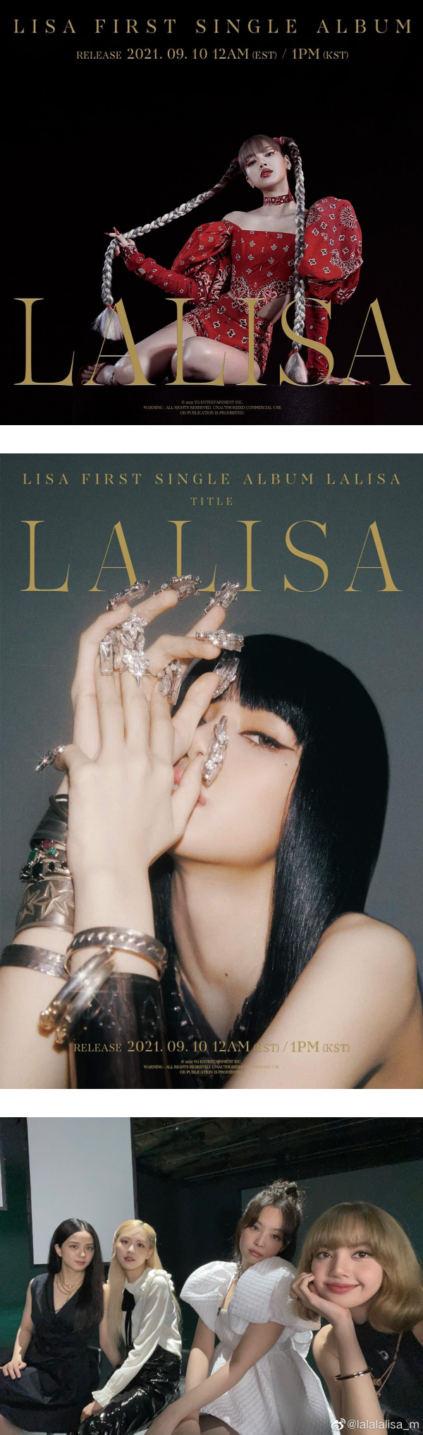 SOLO女王LISA重磅来袭！《LALISA》MV 连换10套造型…上架90分钟破女歌手记录！ 娱乐资讯 图1张