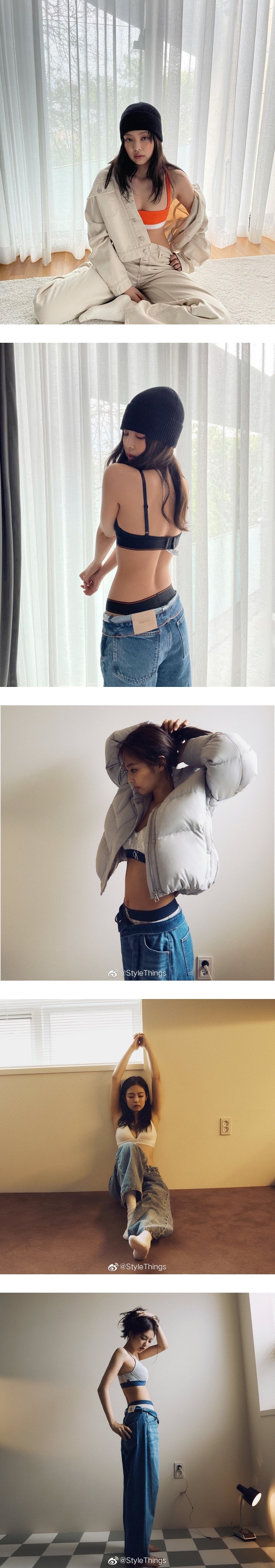 BLACKPINK Jennie 只穿内衣裤躺床！大晒蚂蚁腰惹粉丝暴动：要疯了！ 娱乐资讯 图2张