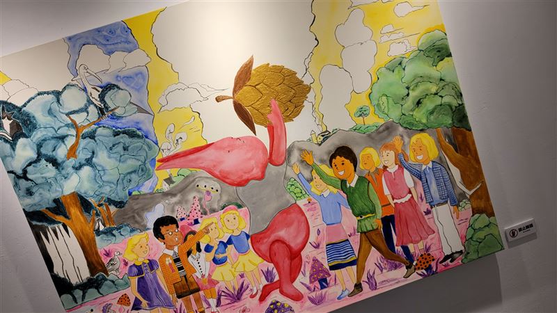 去年2月最后一面！黄子佼藉画作忆小鬼：用另一种方式存在 时尚资讯 图3张