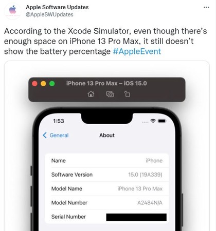 News I iPhone 13刘海缩小20%！ 但状态栏还是不能显示TA！ 更多热点 图3张