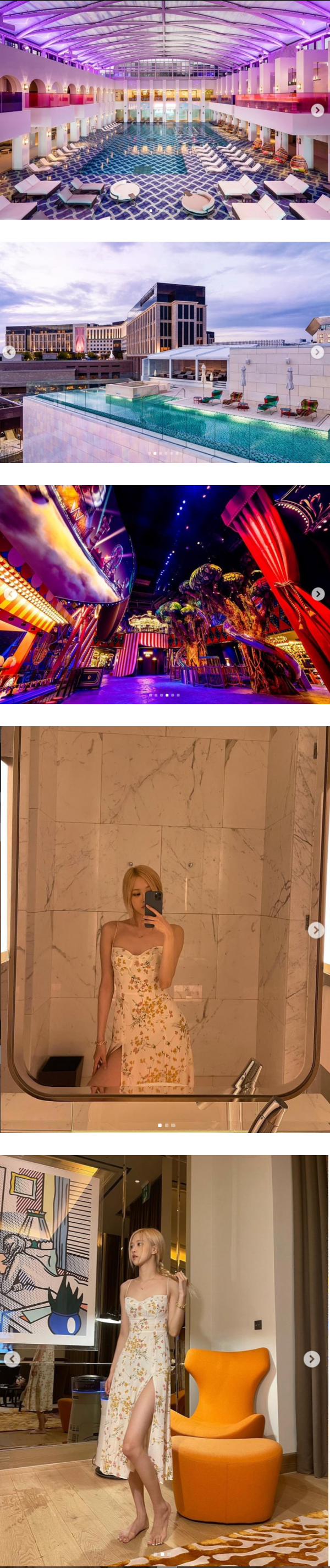 BLACKPINK Rosé 晒出“神秘豪华度假酒店”照 ！网友知道价格后惊呼：果然是Young And Rich 娱乐资讯 图4张