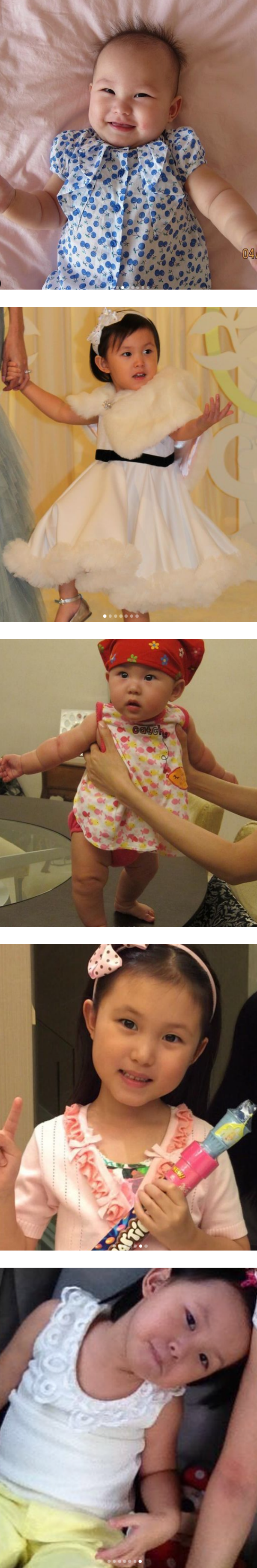 11岁女儿晒童年照...郭可盈真实颜值引热议！证明保养真的很重要 娱乐资讯 图1张