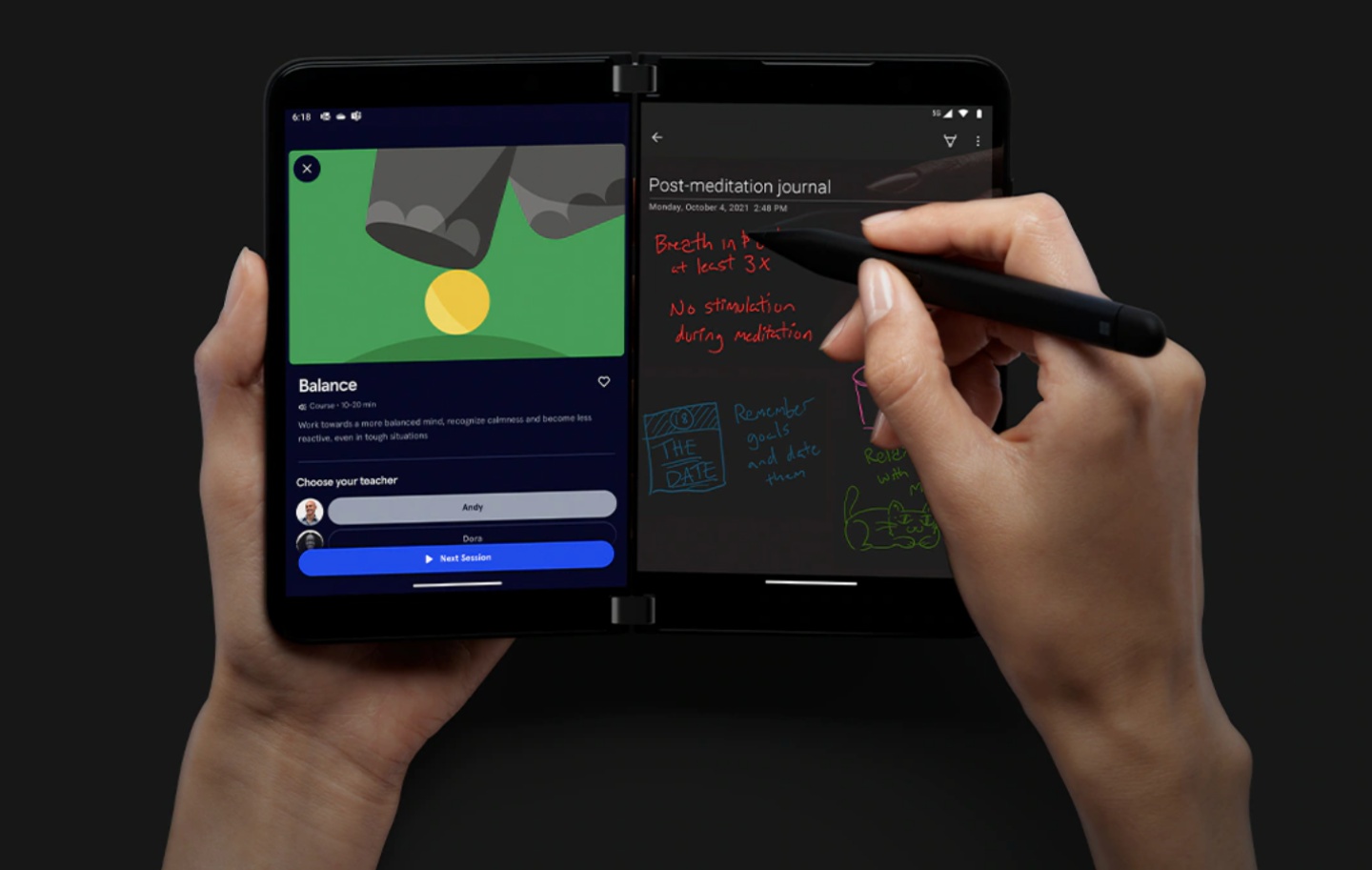 微软双萤幕折叠手机 Surface Duo 2 登场！搭载高通 S888 并具有三主镜头，售价 1499 美元起！ 数码科技 图8张