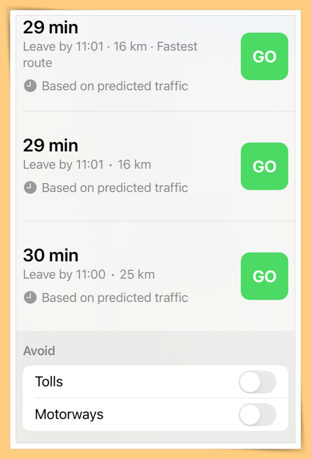 Tips I 果粉一定要用Maps来导航！现在可以设“出发”和“抵达”时间！ 更多热点 图7张