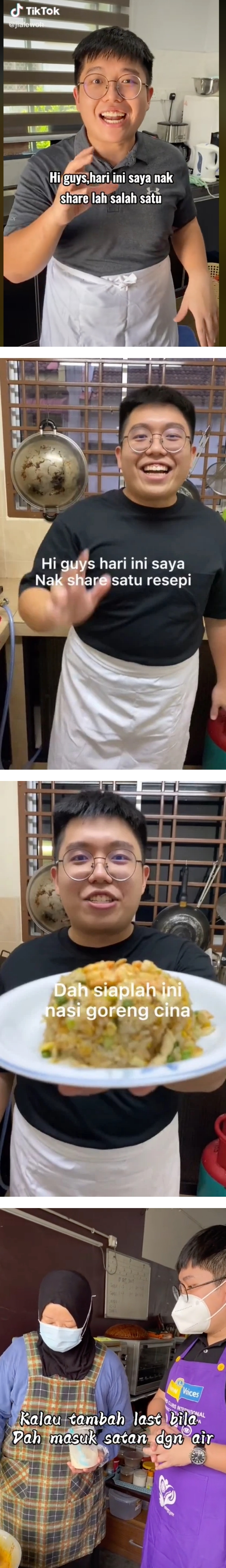 马来西亚23岁华裔用“Broken BM”教网友煮华人美食爆红！Rojak式教学超接地气 娱乐资讯 图1张