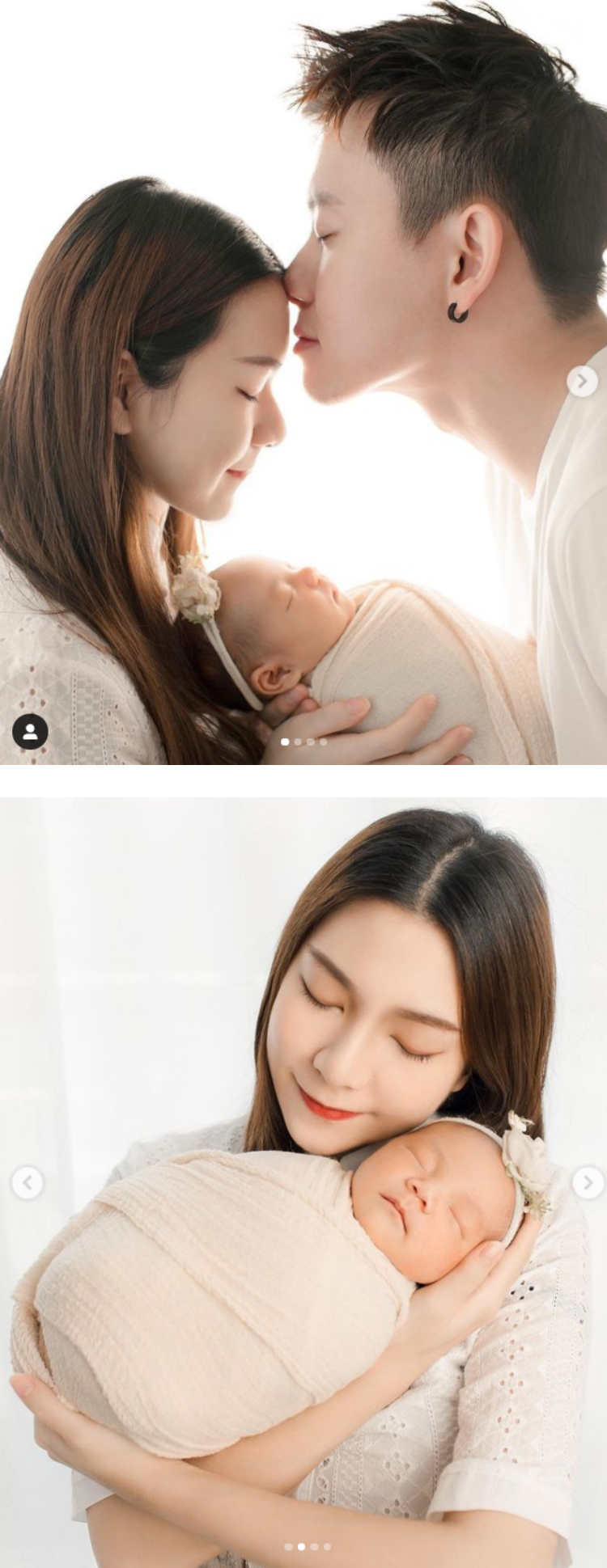 Kid Inn首次公开女儿正脸！ 完全是缩小版的Yvonne啊...中文名字超唯美 娱乐资讯 图1张