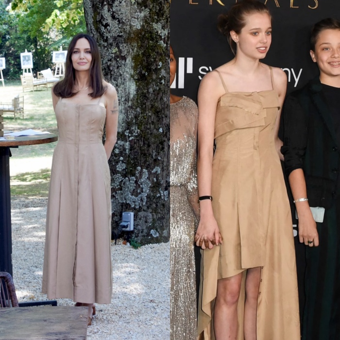 Style｜Angelina Jolie两个女儿穿旧衣出席首映，却成红毯焦点！ 更多热点 图4张