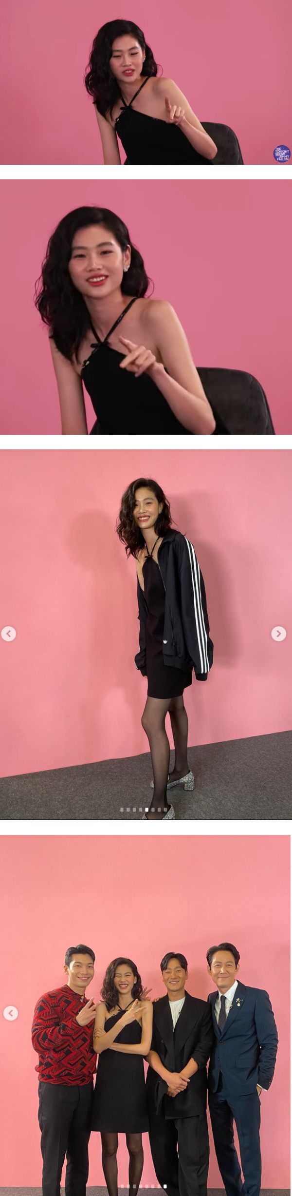 《鱿鱼游戏》4演员登美国脱口秀！郑浩妍展超流利英文实力惊呆粉丝 娱乐资讯 图3张
