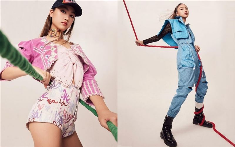 超短裙辣晒“逆天长腿”　任达华女儿一蹲下“美尻险走光” 时尚资讯 图3张
