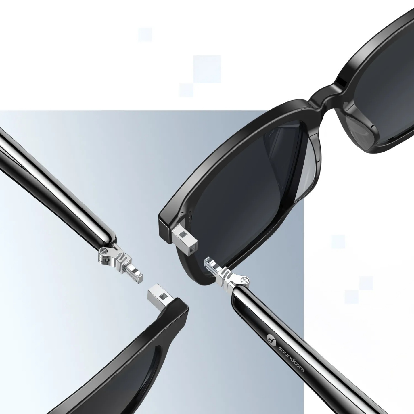 Anker 发布首款音乐眼镜 SoundCore Frames ，还能客制化更换镜片！售价 200 美金你会买单吗？ 数码科技 图4张