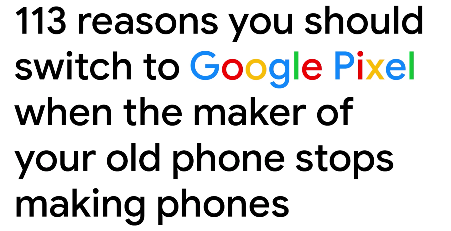 Google 释出最新 Pixel 广告，以幽默诙谐的口吻调侃 LG、三星、Apple 数码科技 图2张