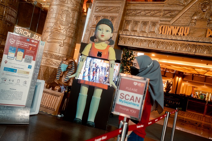 News I 《鱿鱼游戏》闪现 Sunway Pyramid，你要参加游戏吗？ 更多热点 图1张