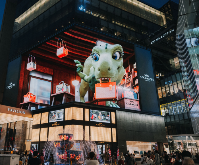 News｜来打卡超逼真的Coach Rexy 恐龙3D影像！原来背后还有这个小故事 更多热点 图2张