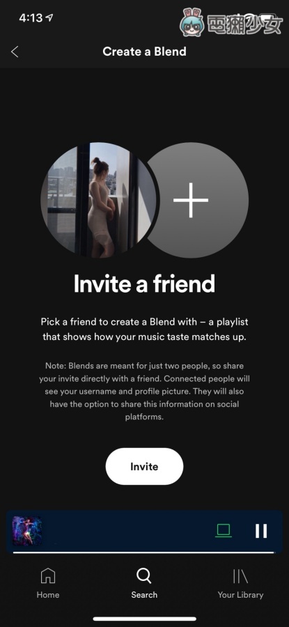 Spotify 好友限定功能‘ Blend ’，串连你们的专属歌单流程教学！ 数码科技 图4张