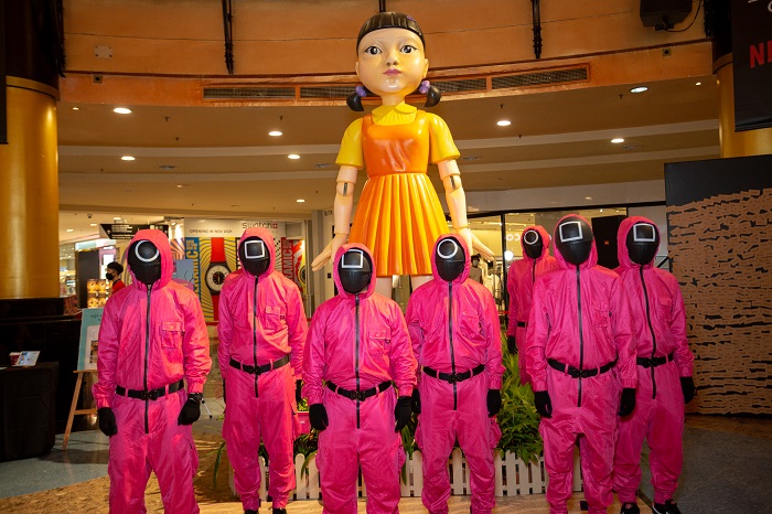 News I 《鱿鱼游戏》闪现 Sunway Pyramid，你要参加游戏吗？ 更多热点 图7张