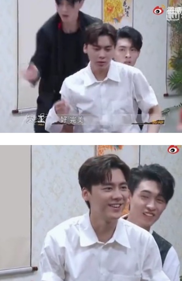 秦霄贤被李易峰坐大腿 竟露甜笑！HEHE味画面看呆关晓彤 娱乐资讯 图1张