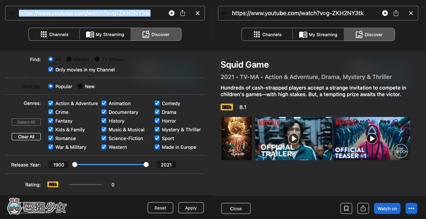 macOS 影片子母画面播放神器，Friendly Streaming Browser 使用教学 数码科技 图4张