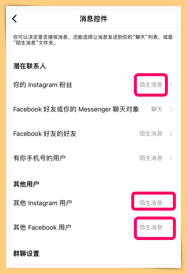 Tips I 经常收到陌生人私讯？教你5个步骤关闭IG陌生讯息功能！ 更多热点 图7张