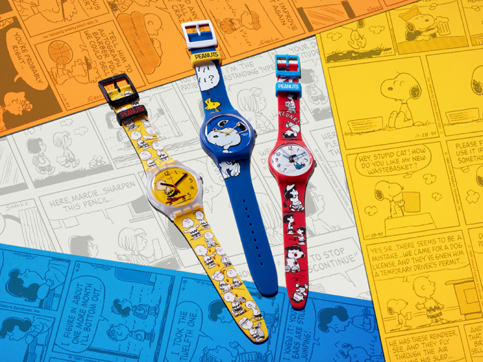 手表｜可爱的史努比驾到！Swatch x Peanuts 联名系列6款设计一次看！ 更多热点 图1张