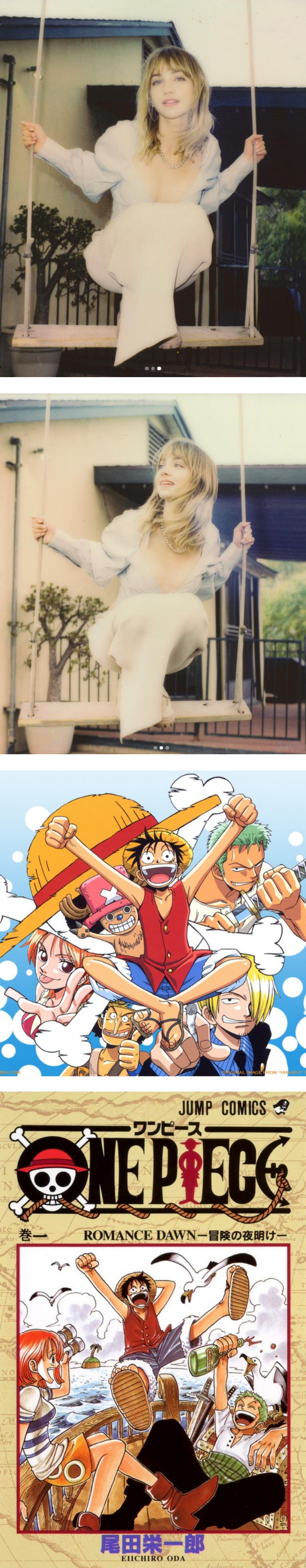 真人版《One Piece》官宣5大主演！ Nami扮演者是她...深V辣照超性感 娱乐资讯 图2张