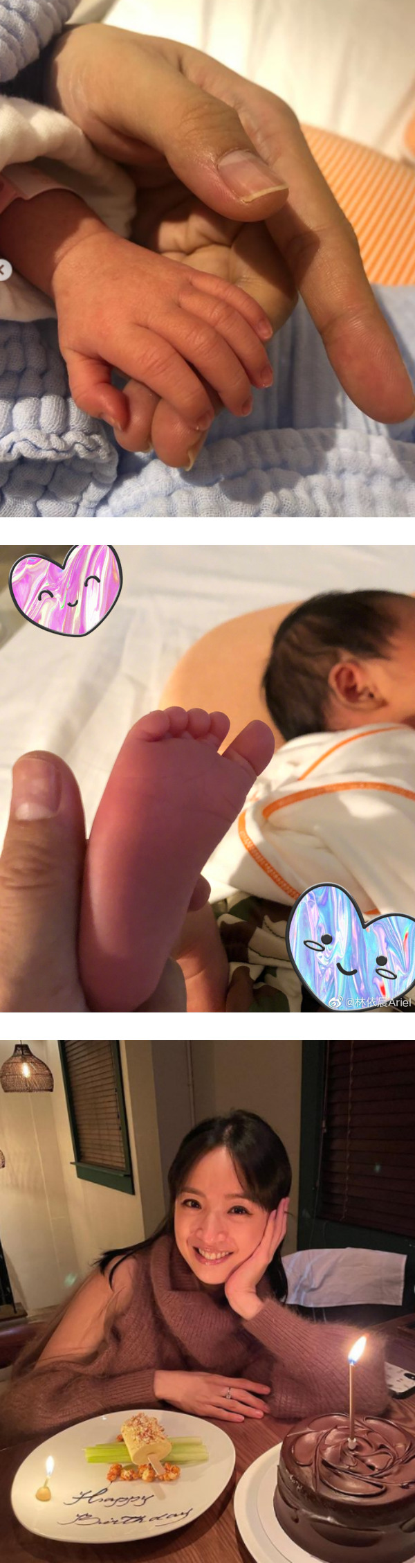 林依晨女儿小名曝光！承接爸妈的关爱~ 娱乐资讯 图2张