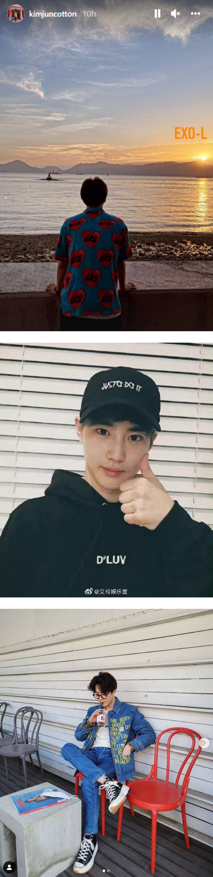EXO SUHO被曝“明年2月结婚”！ 疑晒照回应...一个字让粉丝兴奋：心中只有爱丽 娱乐资讯 图2张