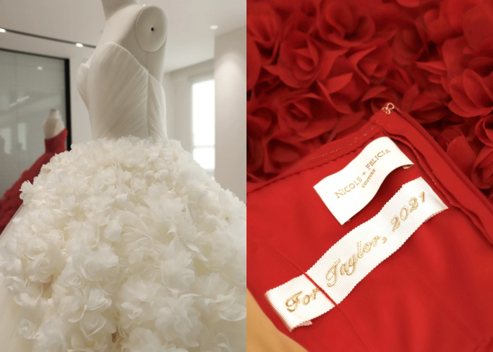 Style｜耗时1200小时完成，Taylor Swift新歌的红白婚纱原来是中国台湾品牌！ 更多热点 图4张