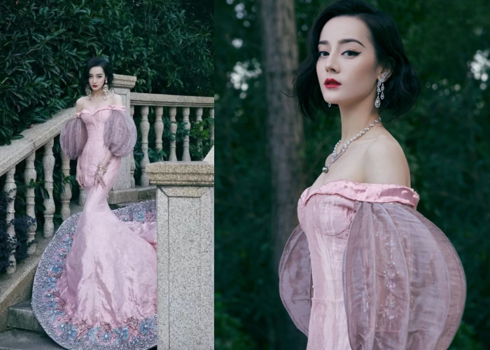 Style｜迪丽热巴选穿马来西亚第一高订GuoPei礼服，网友惊呼超绝身材不科学！ 更多热点 图4张