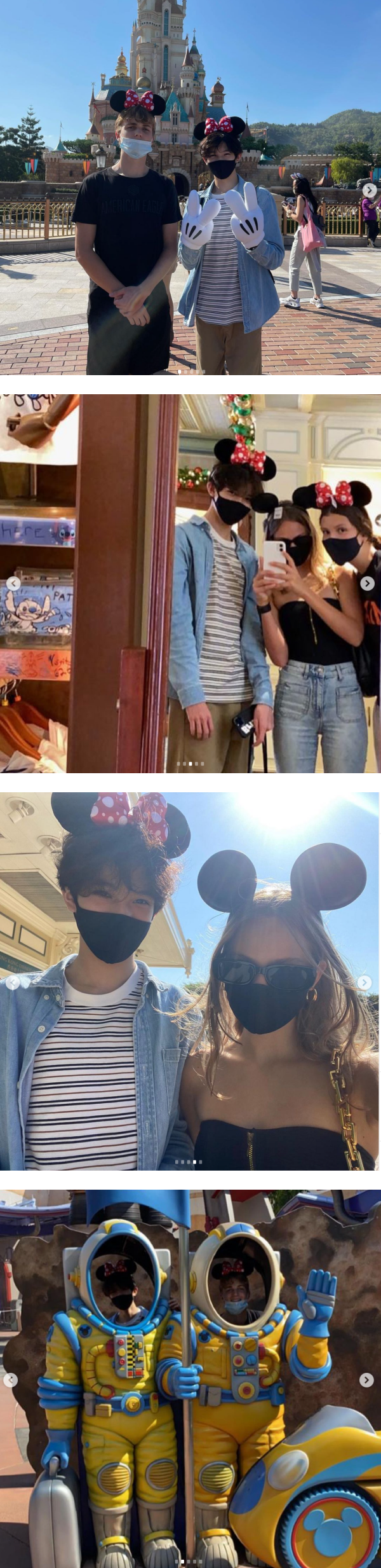 15岁魔童现身迪士尼疑恋爱？与金发美女亲密合照泄玄机！ 娱乐资讯 图2张