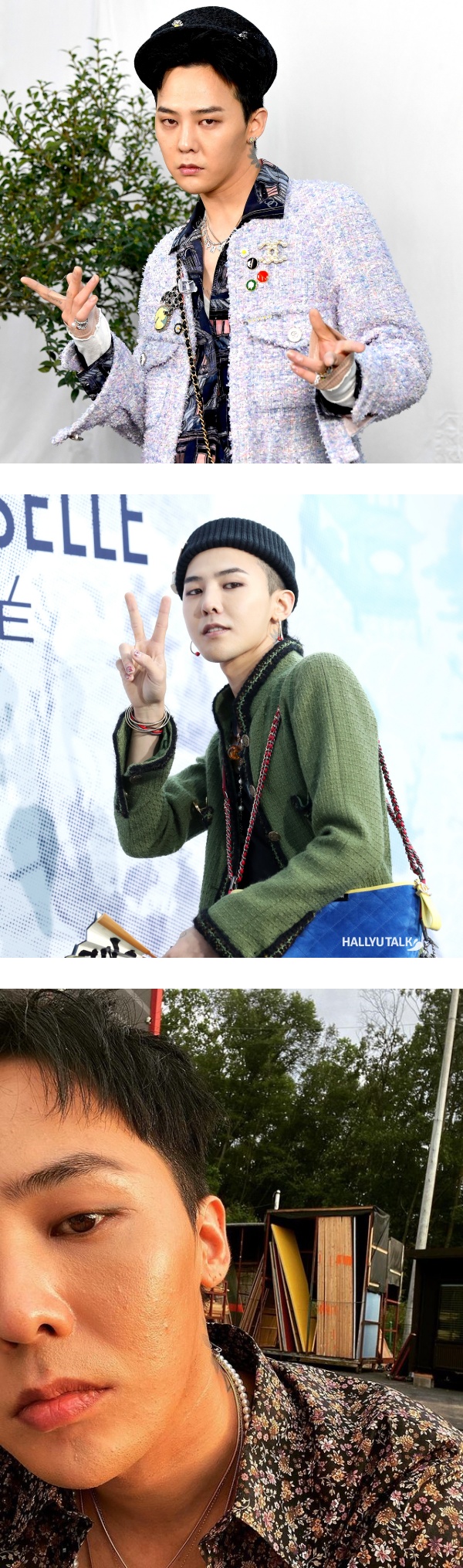 网友被隔壁桌潮男鞋子吸引住...仔细一看竟是GD！ 娱乐资讯 图1张