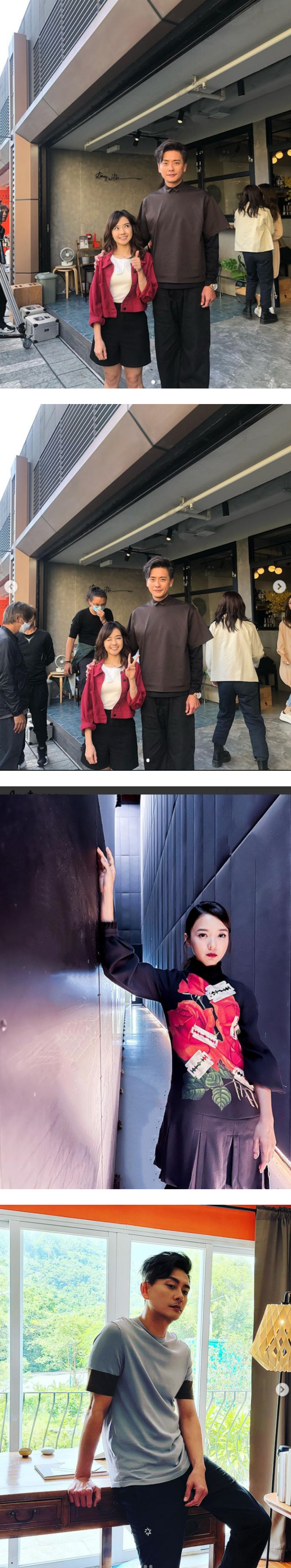 黄宗泽与《幕后玩家》的她合照...完全是巨人VS哈比人！ 娱乐资讯 图2张
