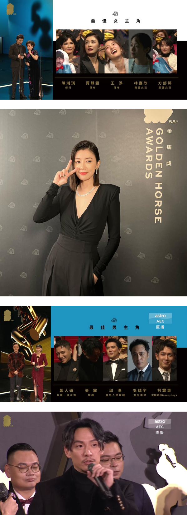 【金马奖2021】金马影后、影帝出炉！由贾静雯、张震大热夺下！ 娱乐资讯 图1张