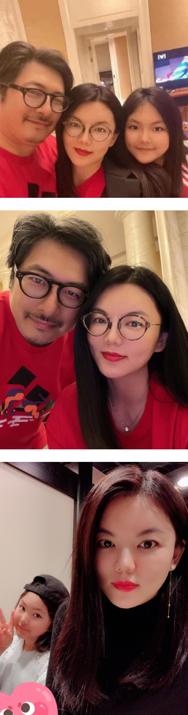 都是戏？王岳伦直播告白李湘“我爱你” 女儿Angela不发一语 娱乐资讯 图1张