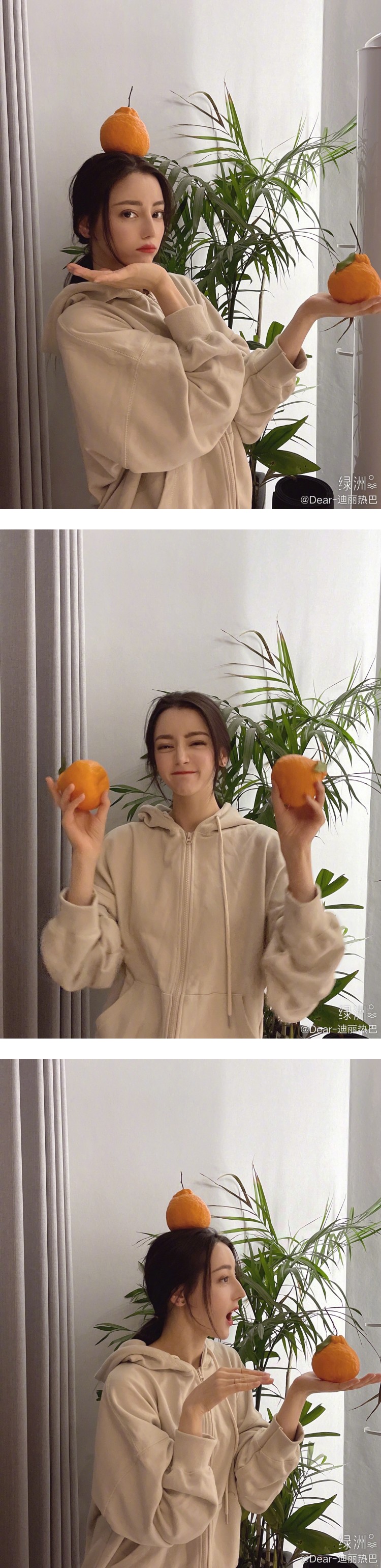 迪丽热巴近照曝光变了样！ 鼻子诡异变形掀热议 娱乐资讯 图2张