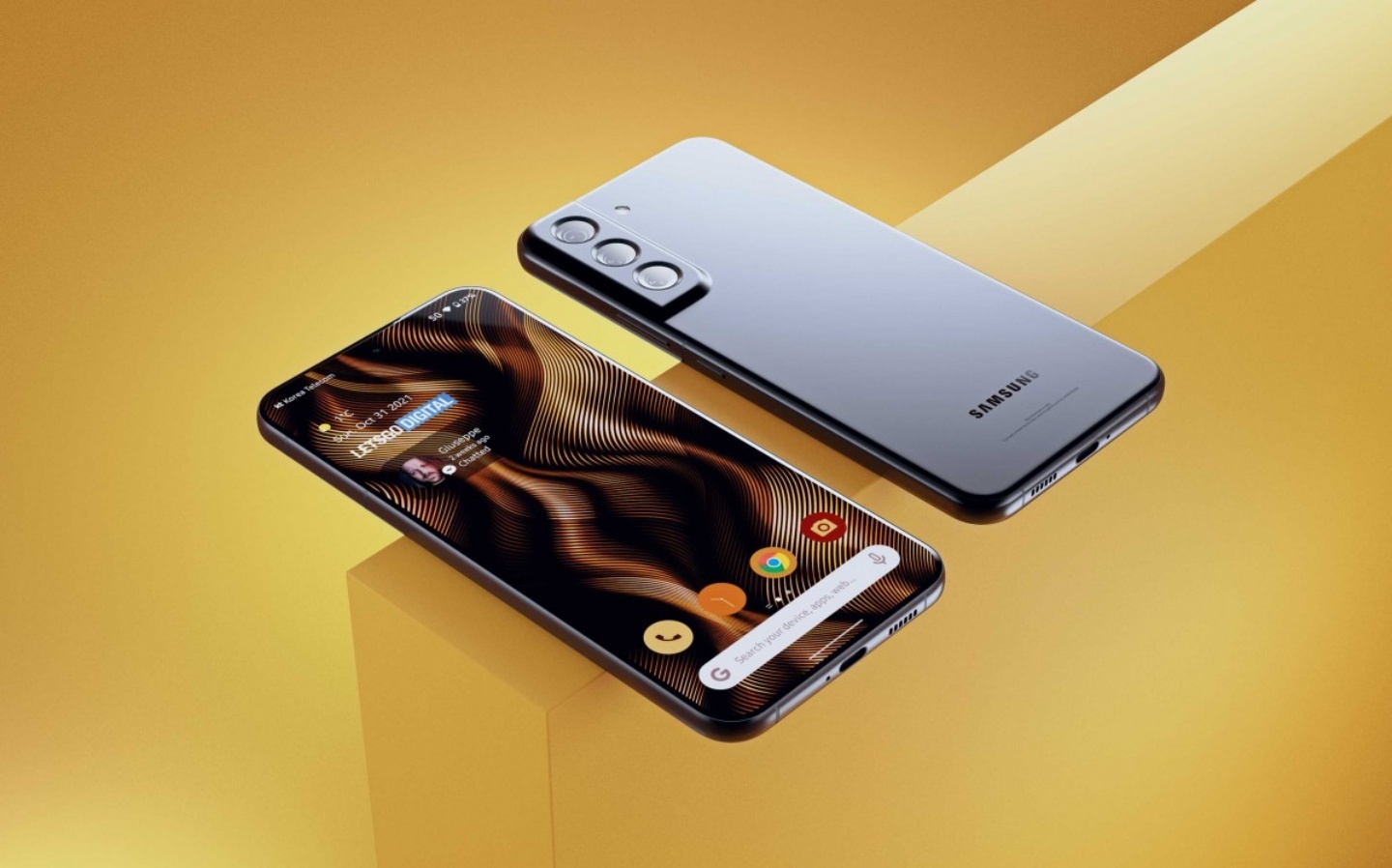哪一支才是真的三星 Galaxy S22 系列手机？内部员工流出三星 Galaxy S22 系列标准版渲染图！ 数码科技 图2张