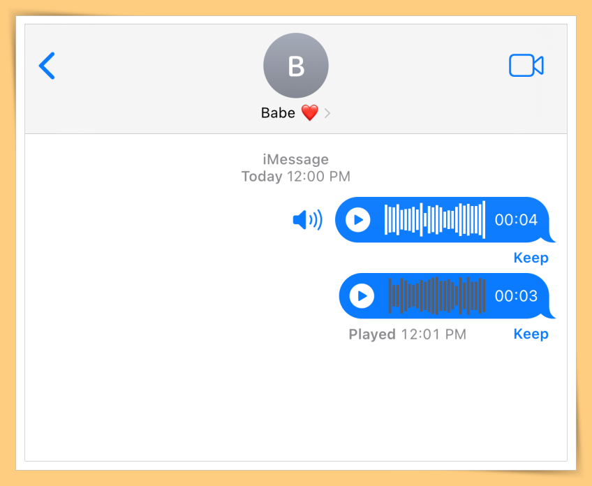 Tips I 想保留亲爱的甜言蜜语？教你3个步骤储存iMessage语音信息！ 更多热点 图2张