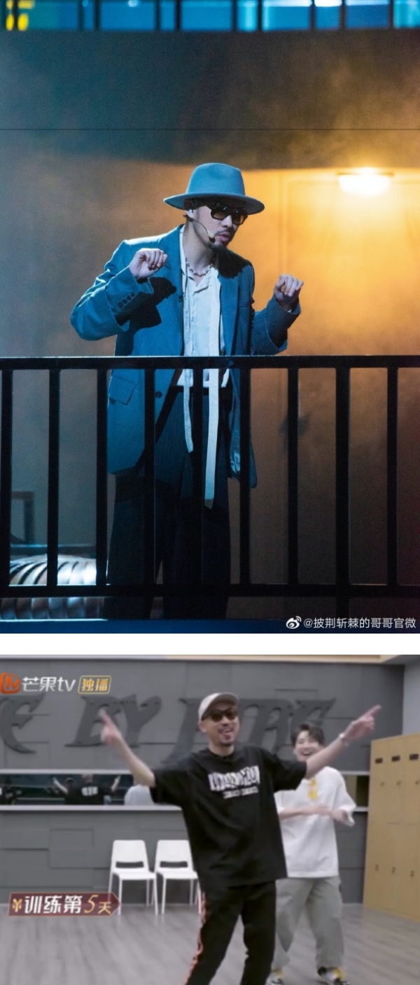 热狗晒出光头+长发旧照自嘲“弟弟” ！网调侃：别忘了你现在已经是爱豆 娱乐资讯 图3张