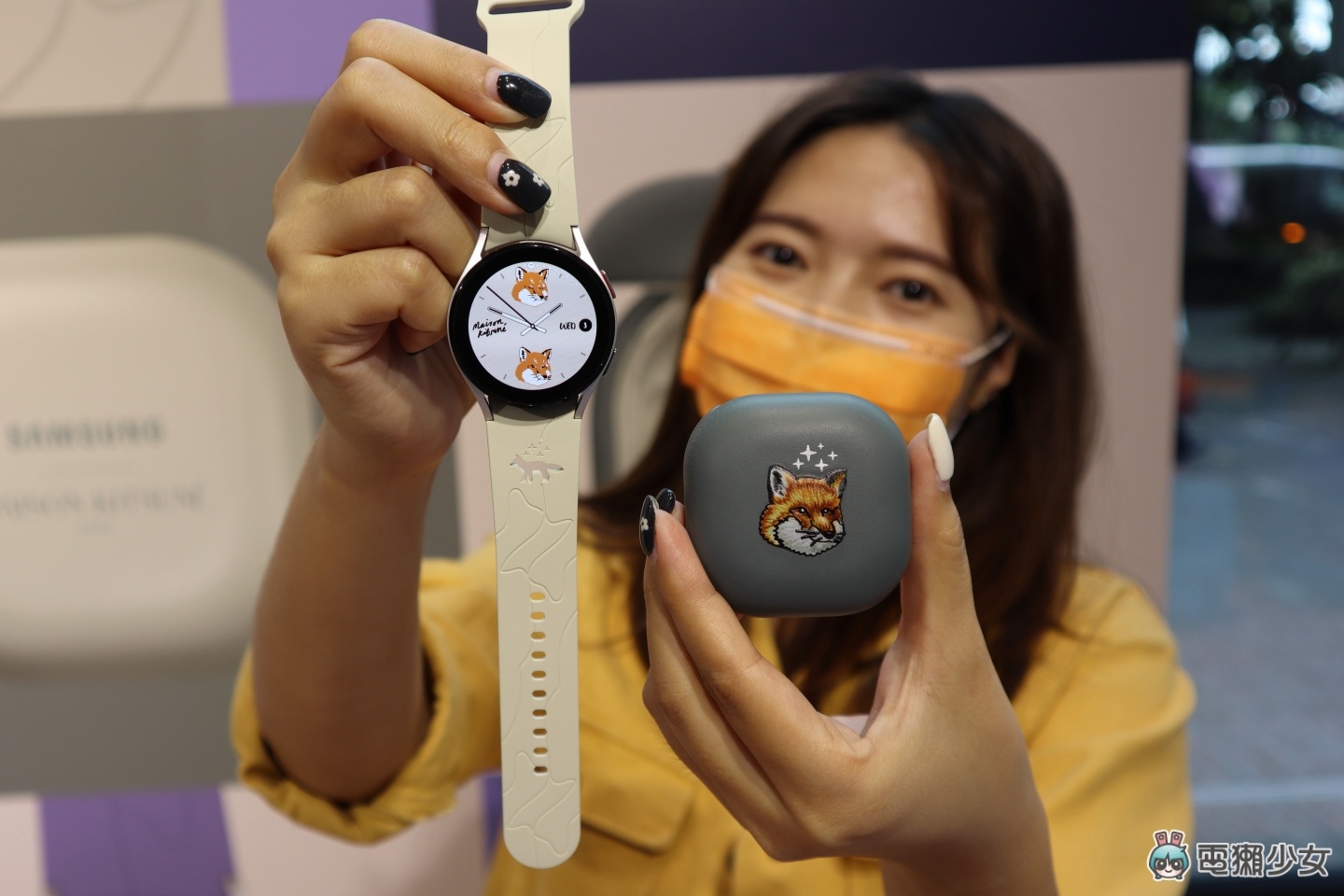 出门｜Samsung 与时尚品牌 Maison Kitsuné 跨界联名！带大家看看 Galaxy Watch4 、 Galaxy Buds2 特别版 数码科技 图1张