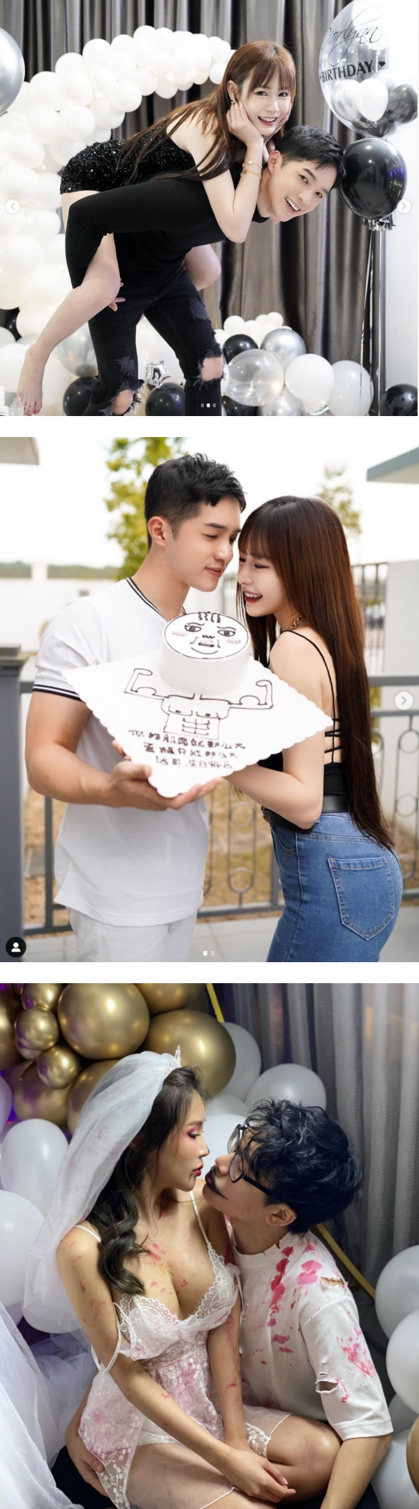 马来西亚网红情侣档Diolynn、Wilbur举办婚礼！林尚进和“飞机杯女神”Gatita竟然更抢镜？ 娱乐资讯 图1张