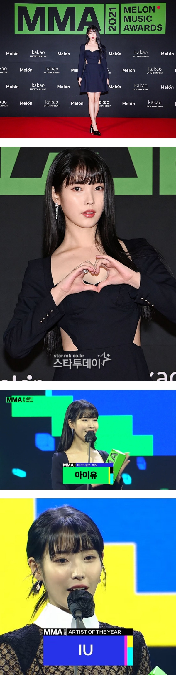 韩国第一女SOLO ！IU 《MMA》成5冠王…连换3造型惊艳全场！ 娱乐资讯 图2张