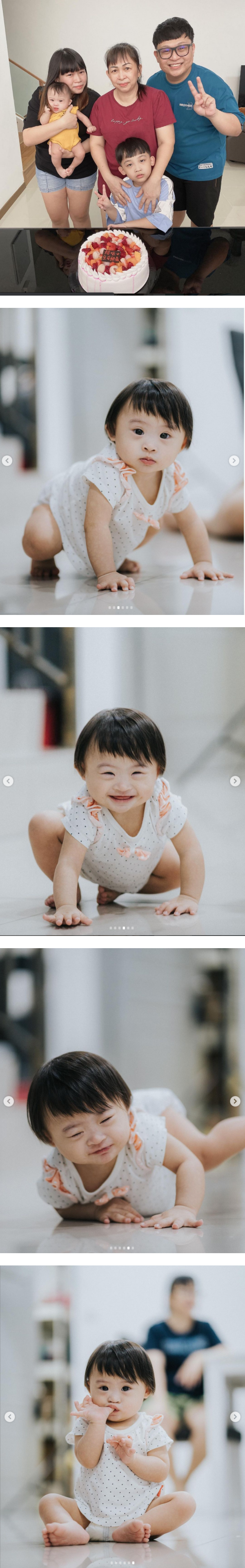 伟鸿1岁女儿忆菡近照曝光！已经爬得很快“用学行车还可以漂移”！ 娱乐资讯 图2张