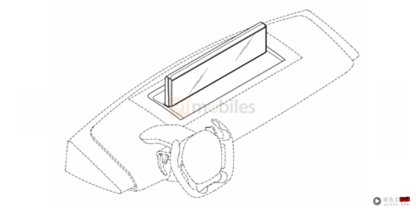 LG 新专利曝光！可望打造一款‘ 升降式 ’的车用萤幕，不仅如此还可折叠收纳 数码科技 图1张
