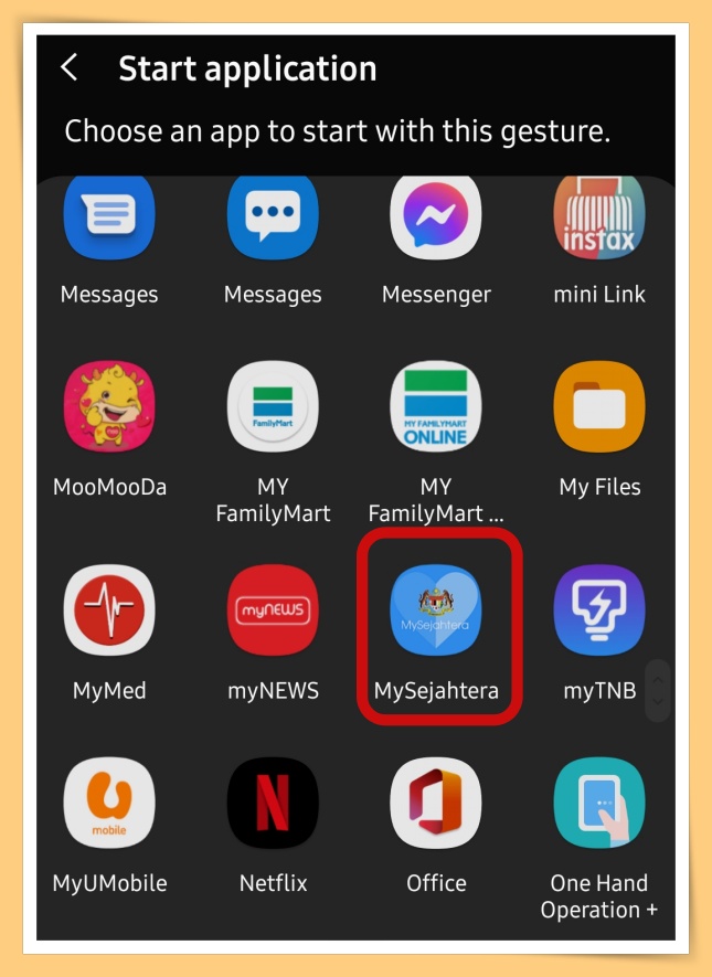 Tips I 三星手机太多App！教你一招直线向左滑秒速打开MySejahtera！ 更多热点 图7张
