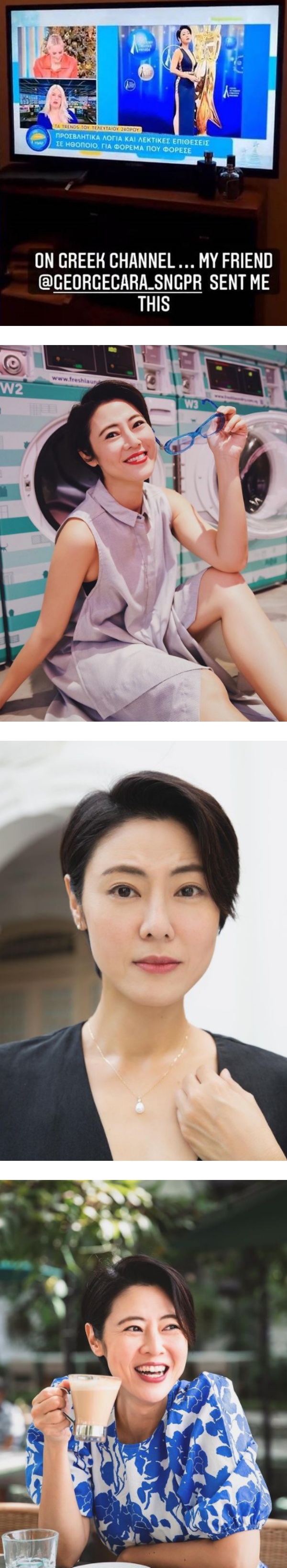 47岁穿性感礼服挨酸“一把年纪还穿成这样”！新加坡阿姐霸气反击 娱乐资讯 图3张