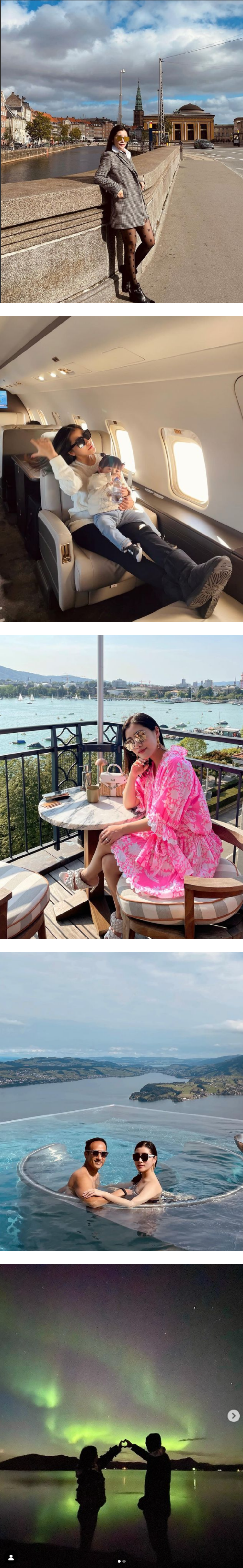 疫情下难出国？ 来看已经出国游玩的马来西亚网红...她坐私人飞机爽游多国 娱乐资讯 图1张