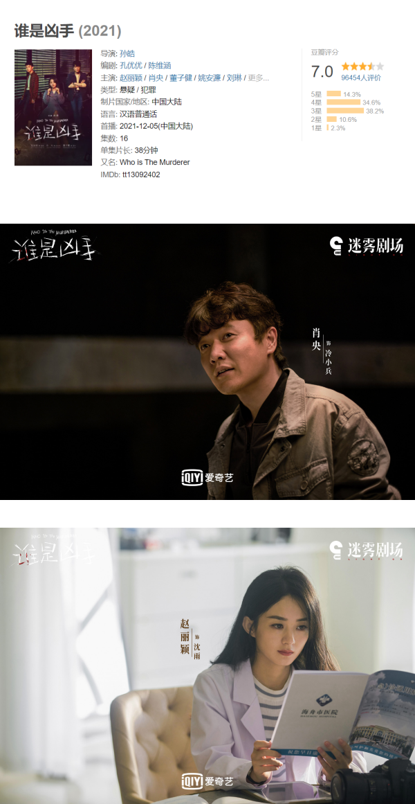 都是“心理”题材！《女心理师》、《谁是凶手》4大不同点 这部评分更高！ 娱乐资讯 图6张