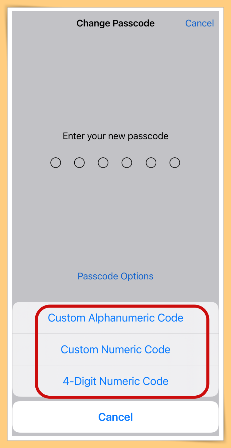 Tips I iPhone有4种锁屏密码！其中一个自定字母数字密码！ 更多热点 图6张